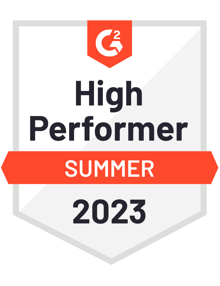 Casebook is a G2 High Performer in Human Services Software for Summer 2023
