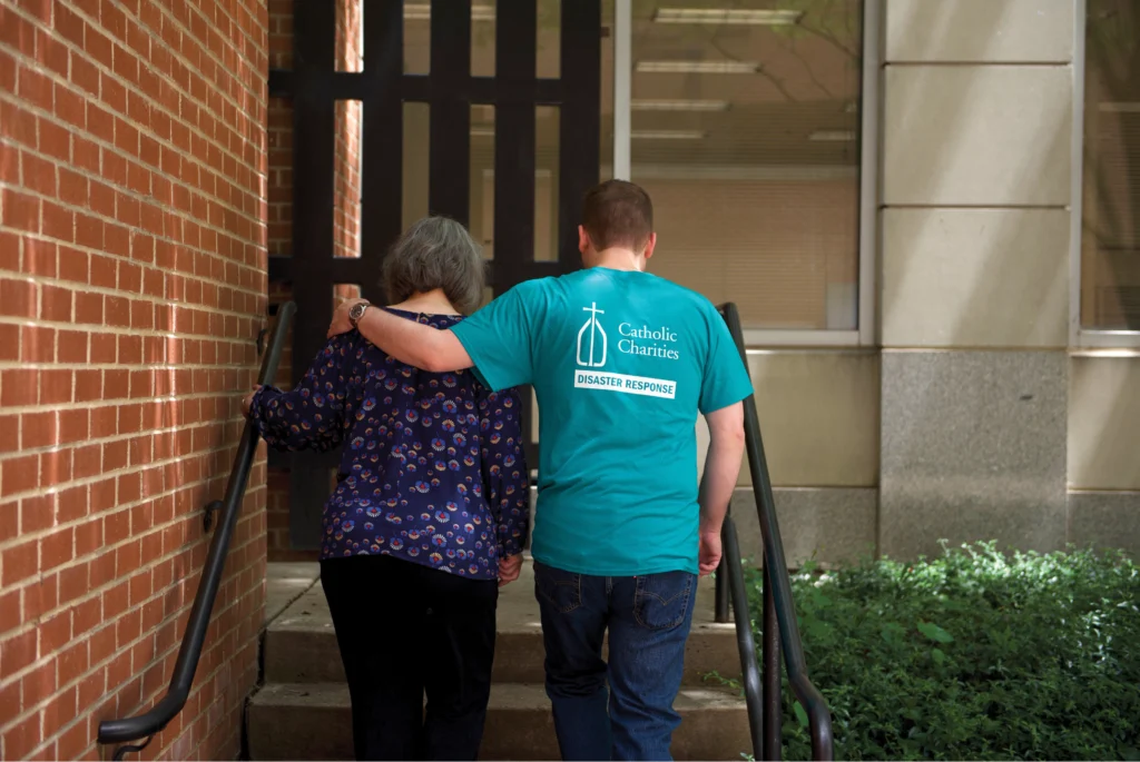 Catholic Charities of the Diocese of Green Bay staff supporting community members
